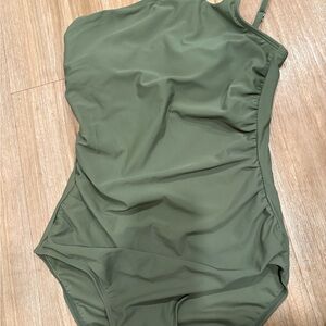 Green One-Piece Swimsuit